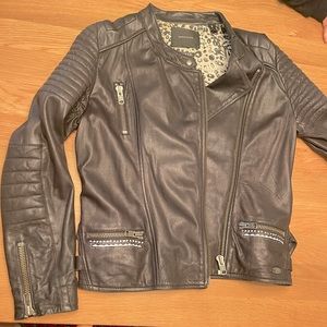 Madison Scotch Biker Leather Jacket
